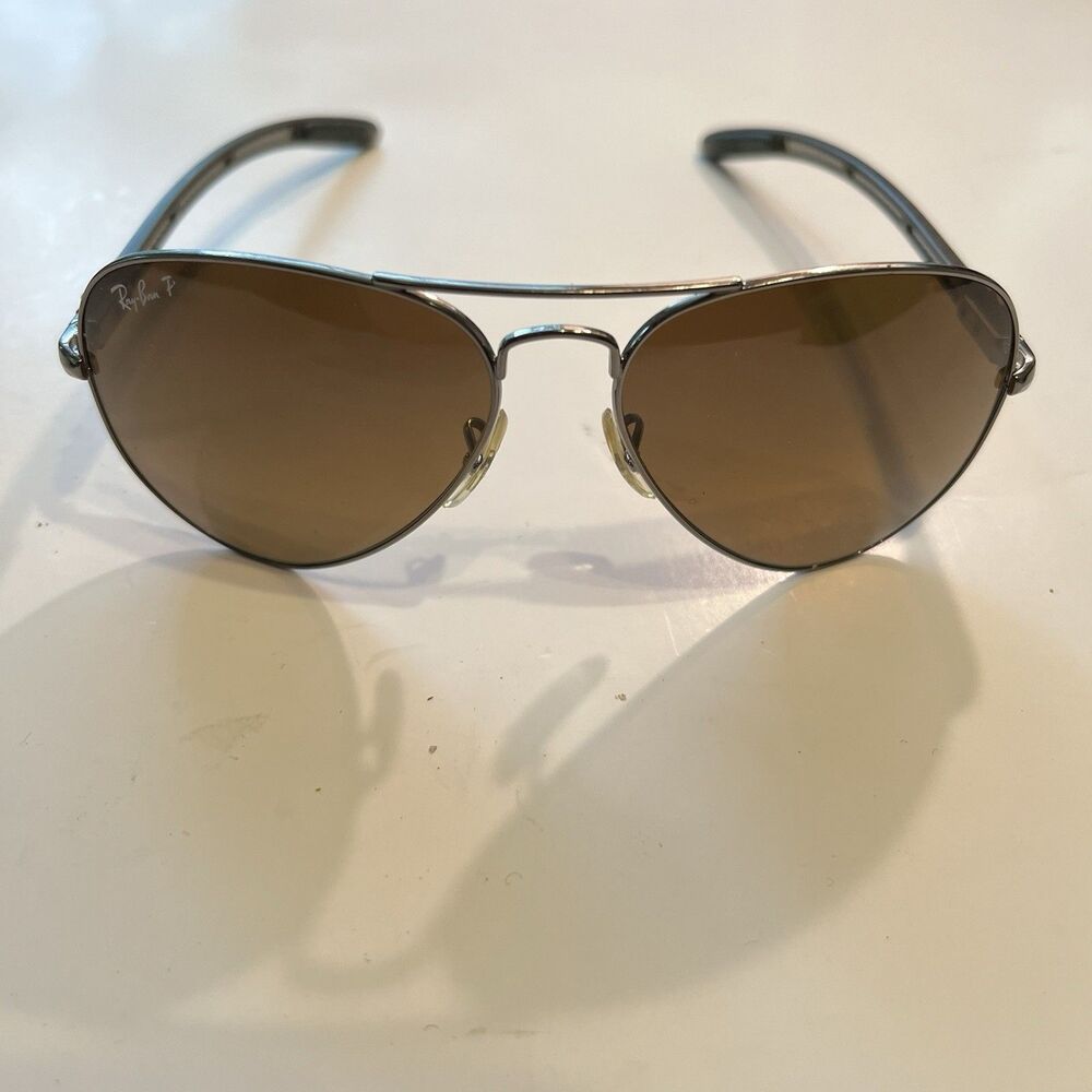 Ray Ban Polarized RB 8307 004/M7 58[]14 3P Sunglasses Made In Italy